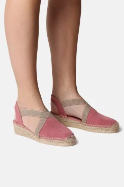 Alpargata de cu&ntilde;a baja con el&aacute;sticos