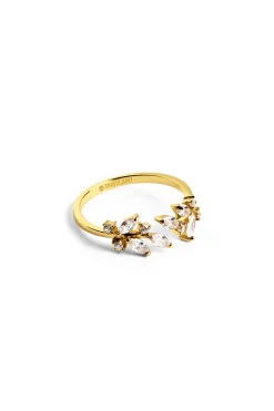Anillo Buganvilla White Oro