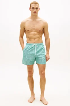 Ba&ntilde;ador hombre estampado geom&eacute;trico