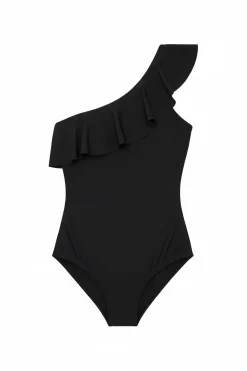 Ba&ntilde;ador moldeador volante asim&eacute;trico negro