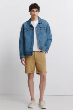 Bermuda 5 bolsillos lavada sim fit