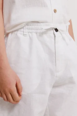 Bermuda chino lino para ni&ntilde;o