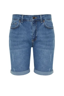 Bermudas vaqueras ajustadas