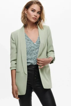 Blazer abierta manga remangada