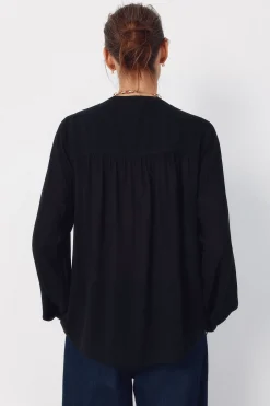 Blusa cuello redondo