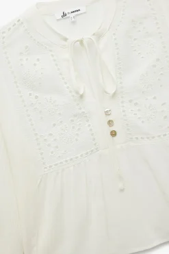 Blusa de brocado