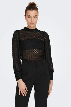 Blusa de encaje