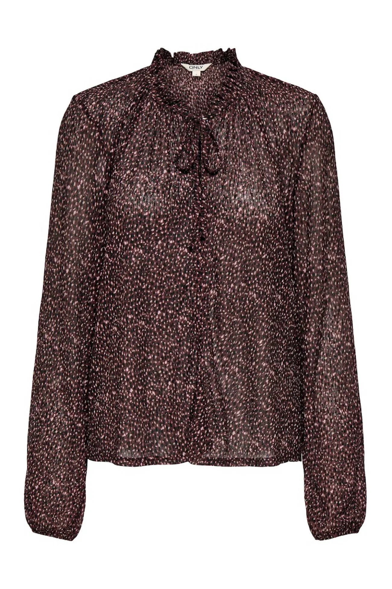 Blusa estampada manga larga