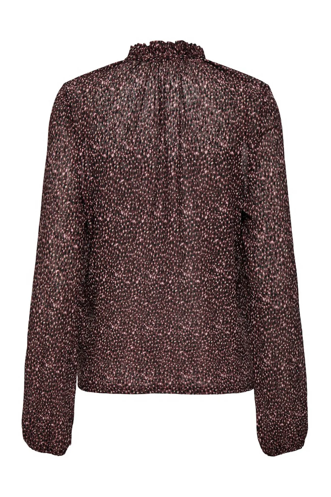Blusa estampada manga larga