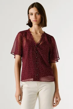 Blusa manga corta