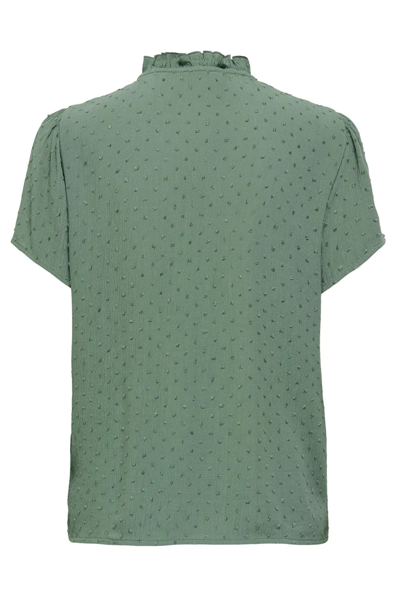 Blusa manga corta plumeti