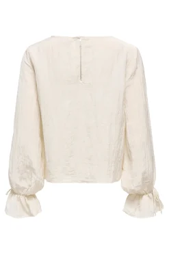 Blusa manga larga fluida