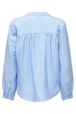 Blusa manga larga fluida