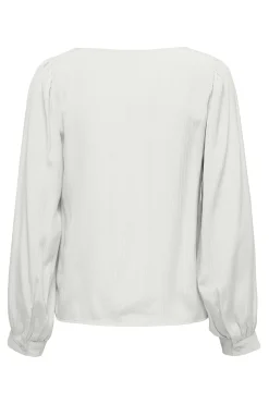 Blusa manga larga fluida