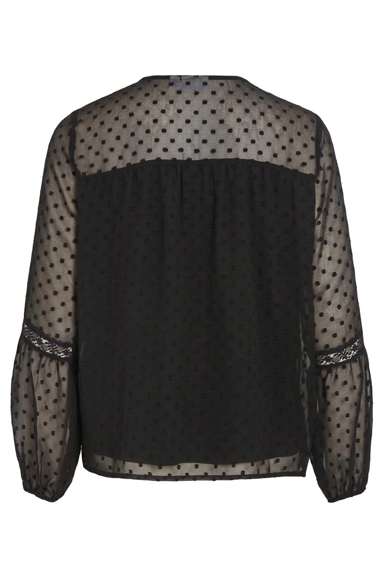 Blusa manga larga plumeti