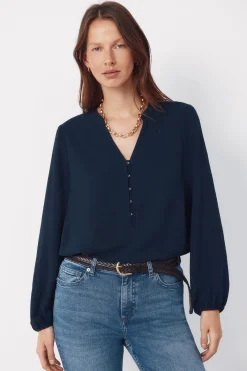 Blusa mao botones