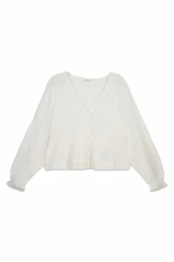 Blusa rom&aacute;ntica blanca