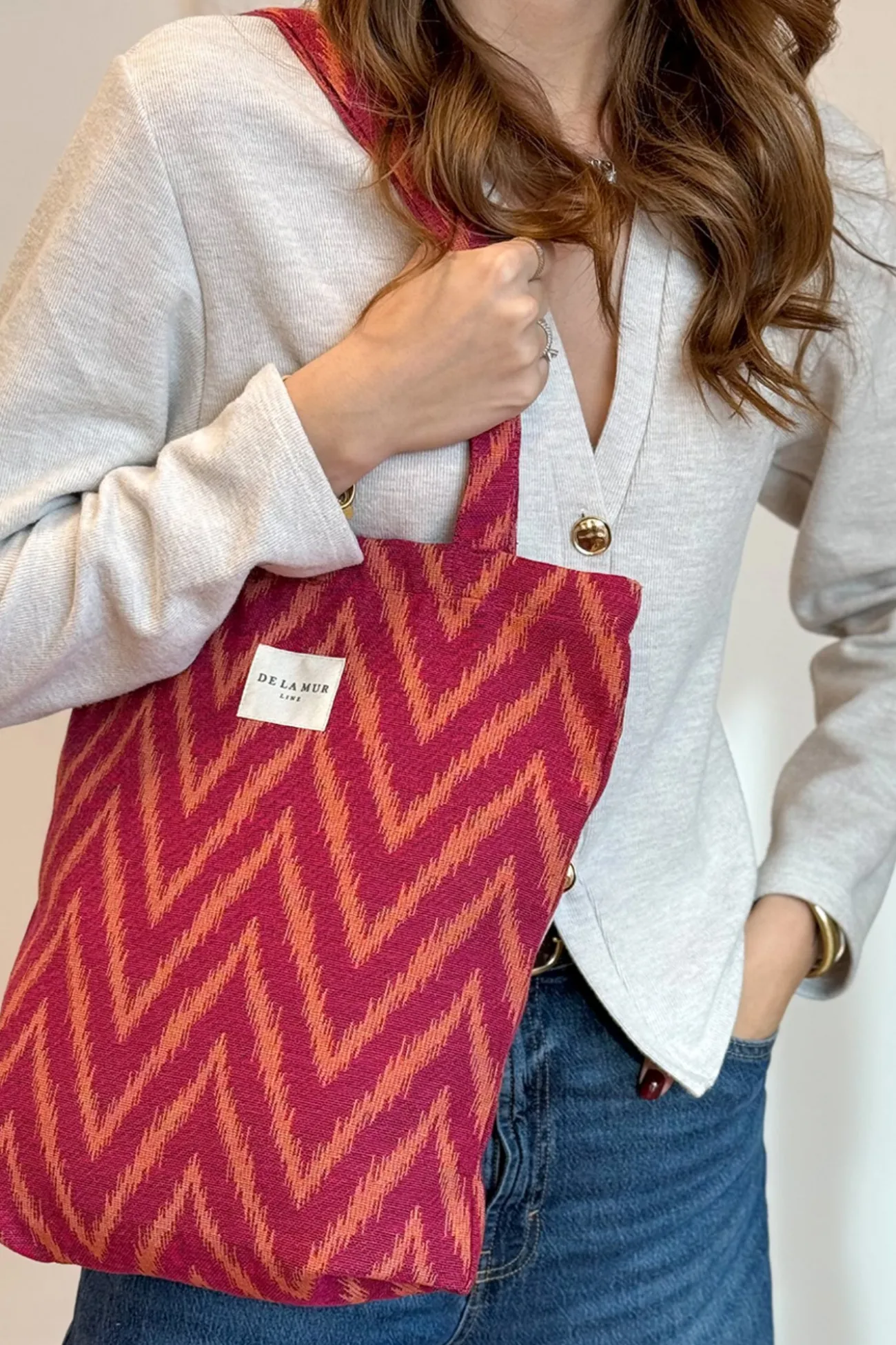 Bolsa Pequeña Cremallera Fuego