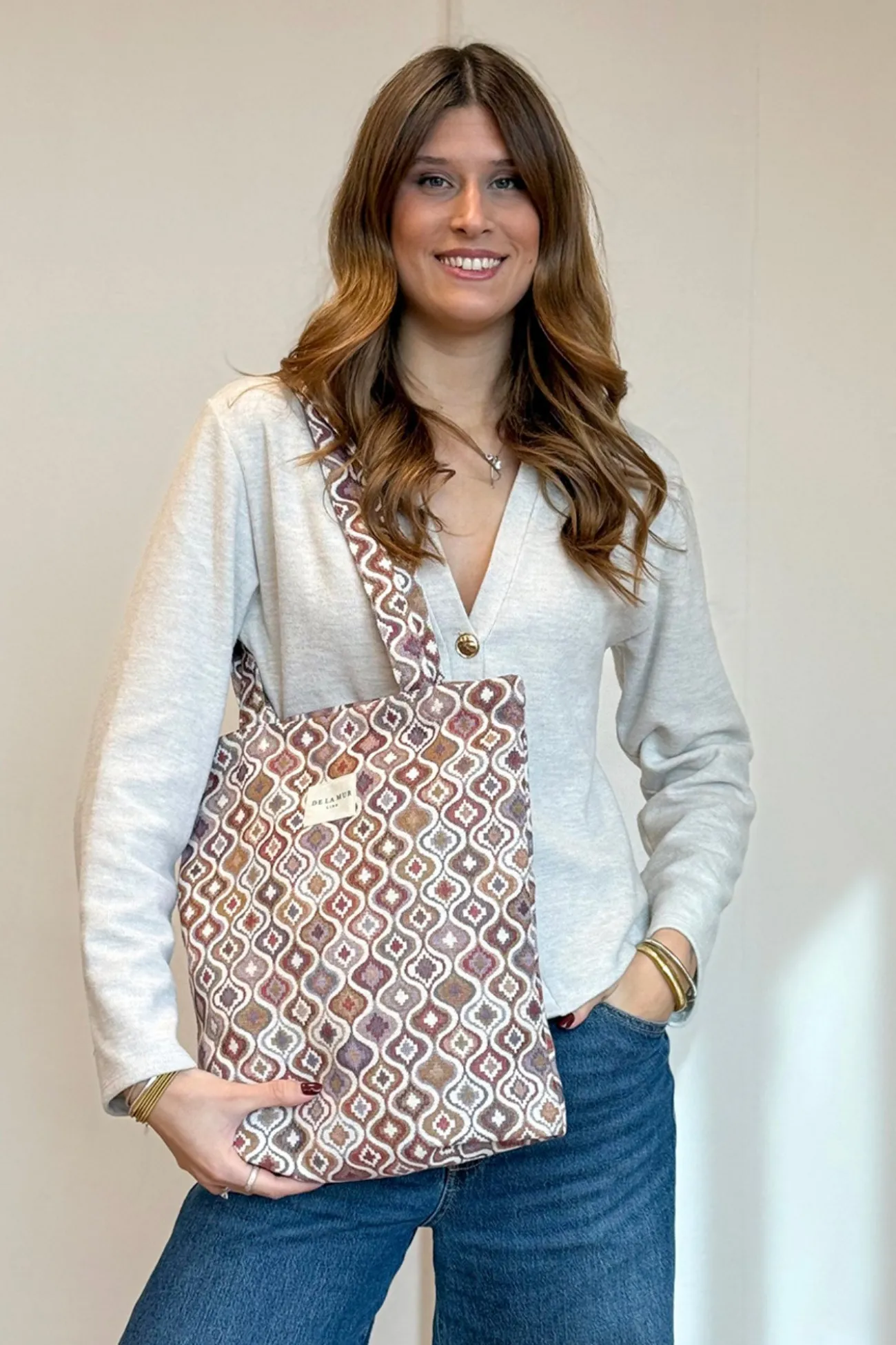 Bolsa Pequeña Cremallera Onda