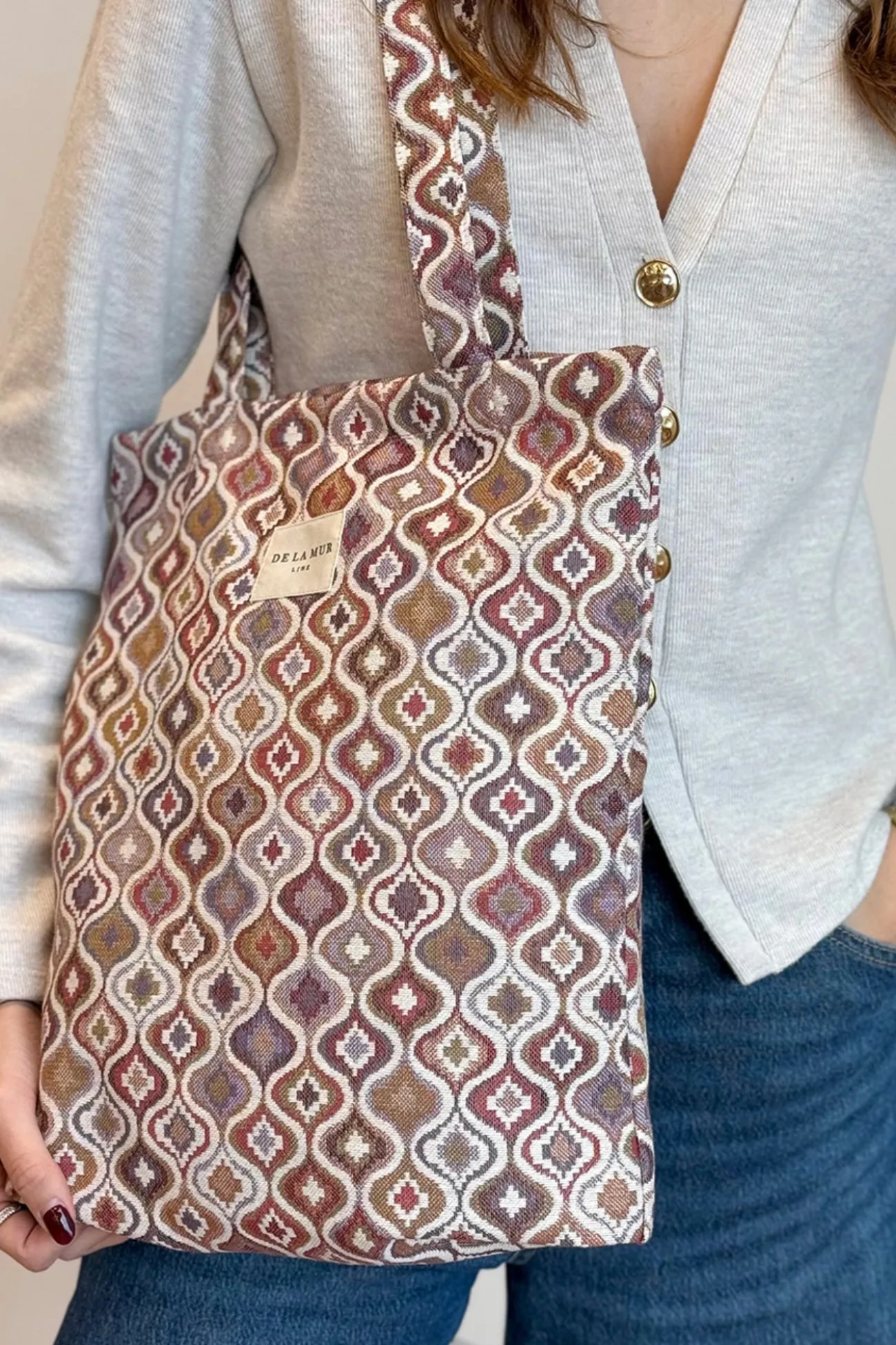 Bolsa Pequeña Cremallera Onda