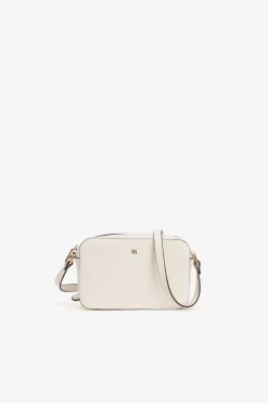 Bolso bandolera efecto piel metalizada