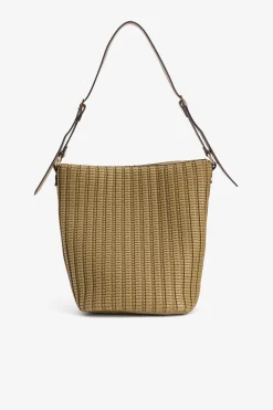 Bolso de Hombro con Textura Grabada