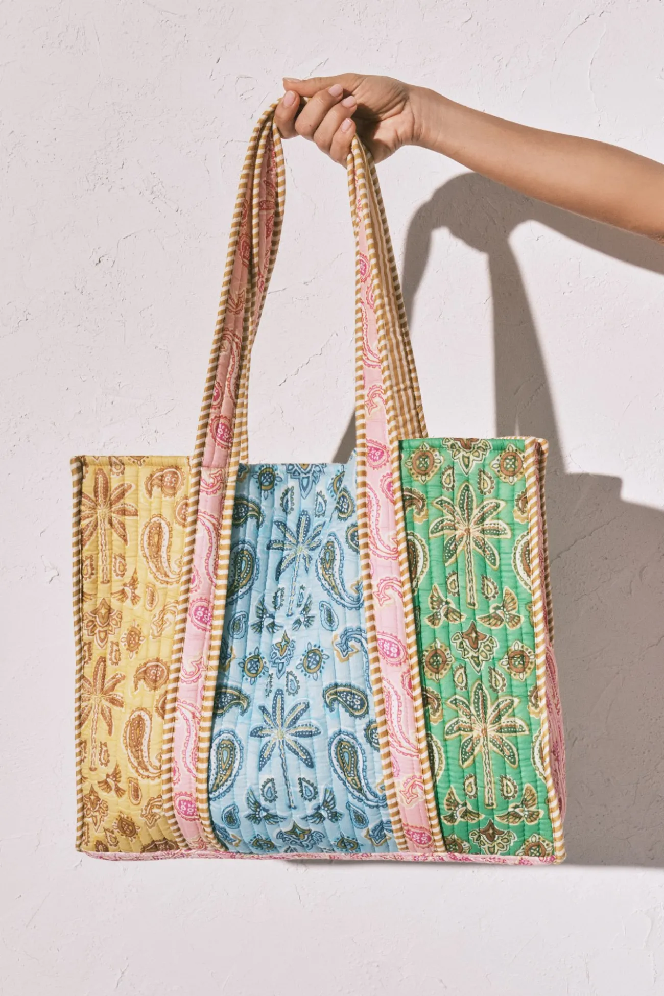 Bolso grande estampado multicolor