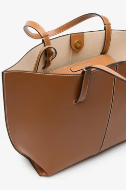 Bolso shopper b&aacute;sico pespuntes