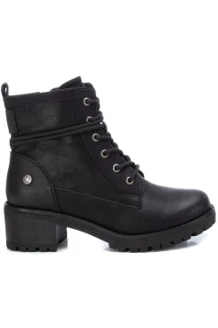 Botin de tacon con cordones