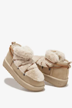 Botines Nordic bajos con forro de pelo interior