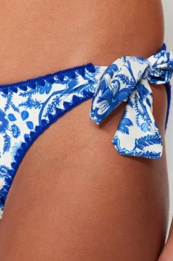 Braga de bikini brasile&ntilde;a damasco lazos