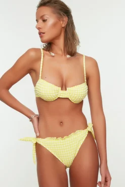 Braga de bikini clásica vichy