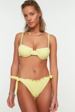 Braga de bikini cl&aacute;sica vichy