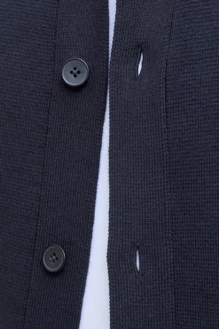 C&aacute;rdigan cuello polo