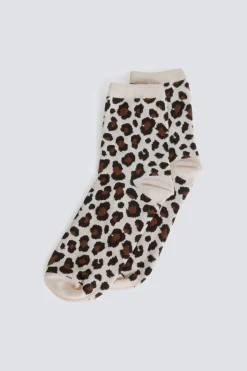 Calcet&iacute;n largo animal print