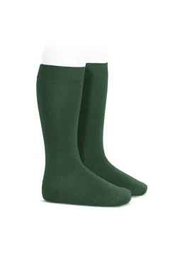 Calcetines altos básicos punto liso