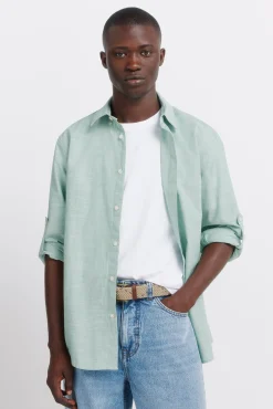 Camisa algodón slub