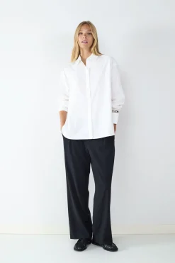 Camisa b&aacute;sica popel&iacute;n