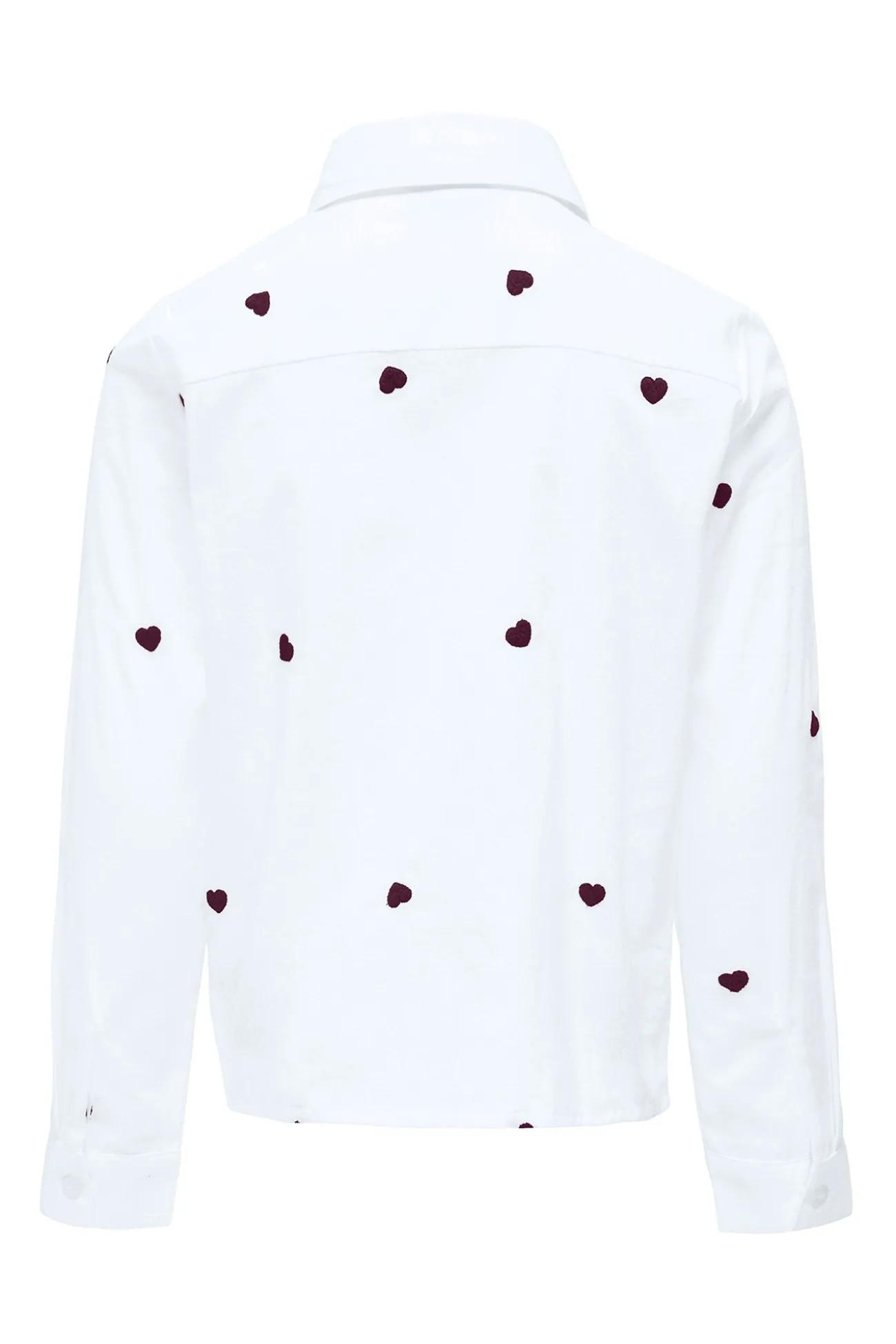 Camisa bordado coraz&oacute;n ni&ntilde;a