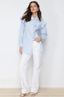 Camisa con perlas