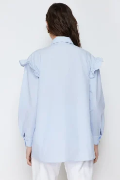 Camisa con perlas