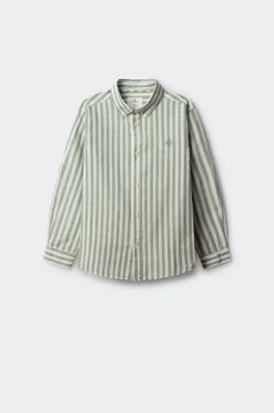 Camisa cotton slub ni&ntilde;o