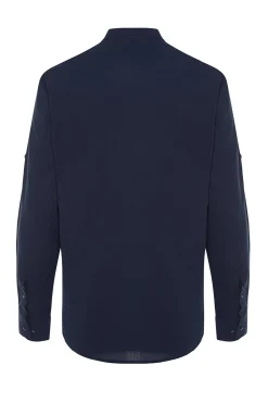 Camisa cuello mao