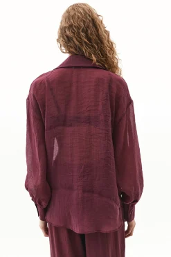 Camisa de mangas abullonadas