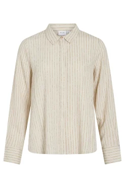 Camisa de rayas con viscosa