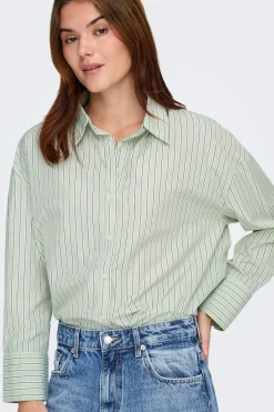 Camisa de rayas manga larga
