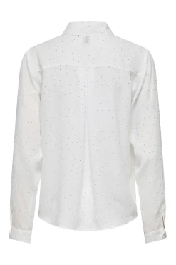 Camisa glitter manga larga