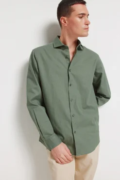 Camisa lino vestida