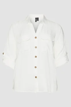 Camisa manga 3/4 talla grande