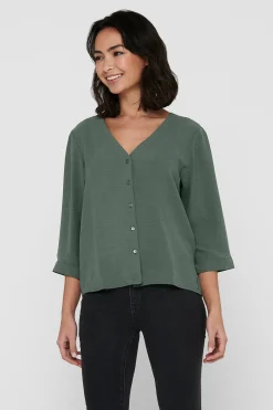 Camisa manga corta 3/4